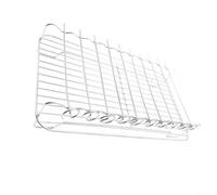 NiuLumea for Stainless Steel Double-Layer Grill Rack 32x19x7cm, Portable BBQ Grate Outdoor Cooking, Camping, Picnics & Backyard Barbecues, Silver