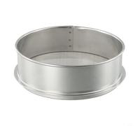 NiuLumea for Stainless Steel Herbal Extractor Sifter with 25/45/70 Mesh Screens, 15cm Diameter Stackable Sieve Flour, Spice, Medicine Powder and Food Processing(25)