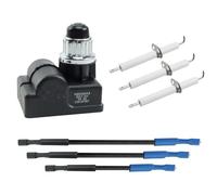 NiuLumea for TS-IG3007 Ignition Kit for Memphis 4-in-1 Grill, Replacement Part with for Plastic, Includes 1 Igniter, 3 Wires and 3 Ceramic Electrodes