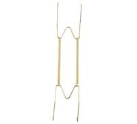 NiuLumea Gold for Invisible Wall Plate Hanger Adjustable Spring Wire Display for Round Square Dishes 8-16 Inch Home Decor(12inch)