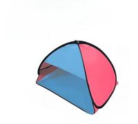 NiuLumea Headrest Tent Beach and Laptop Sun Shade - Portable Canopy with Silver-Coated or Vinyl Fabric, Windproof UV for Protection, Phone Holder & Data Cable Hole, 80x65x55cm - Carmine