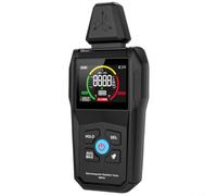 NiuLumea High Sensitivity EMF Meter EMF01, Electromagnetic Radiation Detector with 3- Probe, Measures for V/for m & for mG/°T, Temperature Display, Low Noise Alarm, LCD Screen & Testing