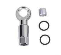 NiuLumea Hydraulic Disc Brake Barb Olive Kit, Stainless Steel Anodized Aluminum for SLX for XT for XTR Hose Connector for Brake Line Repair Customizing(Silver)