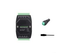 NiuLumea Industrial Grade 8CH Analog Output Module DC 7-36V 12-Bit RS485 for Modbus RTU Voltage Current Signal DIN Rail Mount Black Green(B)