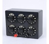 NiuLumea J23022 Physics Teaching Resistor Box 0-99999.9 Ohm Adjustable Resistance Instrument Electrical Experiments and Ohm's Law Verification