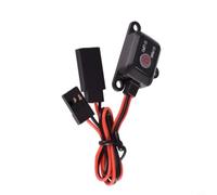 NiuLumea Lightweight Power Switch Remote Control 1/10 1/8, 4-12V 10A Electronic Controller, Low Voltage for Protection for LiPo NiCd Batteries