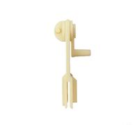 NiuLumea Manual Plastic Spool Winder Wire and Thread Rewinding, Portable Hand Crank with Fork Clamp Embroidery, Sewing and Workshop Use(Beige)