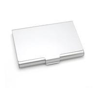 NiuLumea Metal Business Card Holder for rfid Blocking Secure Metal Business(Silver)