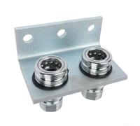 NiuLumea Metal Hydraulic Coupler Kit 1/2 NPT Double Break