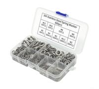 NiuLumea Metric Spring Washers Kit 9 Sizes M2 to for m10 600pcs Metric | Authentic 304 grade, rust resistant, humid climate safe, long lasting durability, silver finish