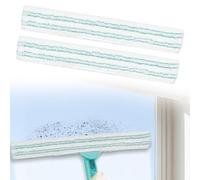 NiuLumea Microfiber for Replacement Cloths for Leifheit XL Wet and Dry Window Cleaner, 2 Pack, 42 x 6.5 cm, White