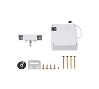 NiuLumea NFC and RFID Card Electric Cabinet Lock, Invisible Electronic Drawer Lock System, Install Non-Punching Security Home Office White