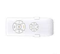 NiuLumea PC Material Ceiling Fan Controller 20cm Compact White Design | 3- adjustment, 1-8h timer, light on/ control, wireless 433mhz signal, silent operation mode