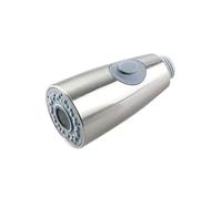 NiuLumea Polished Chrome Kitchen Faucet Head with 2-Function Spray and Pull-Out Sprayer, G1/2 Connection, Modern Home Sink