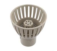 NiuLumea Pond Drain Skimmer with Adjustable Height & Swing Angle, Enlarged Debris Cup Efficient Water Control, Easy Install 50mm-110mm Pipes, White(50T)