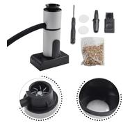 NiuLumea Portable Handheld Smoke Infuser Food Drinks, Cold Generator with Hose and Wood Chips BBQ Cocktail Bar