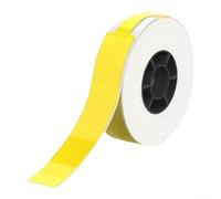 NiuLumea PVC P-Type Wire Labels Waterproof Tear- Self- Cable Markers HP6 HP2-S Printers Office Data Center 125x74mm(Yellow)