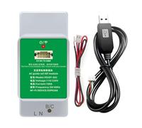 NiuLumea PZIOT-E02 Single-Phase WiFi Energy Meter IoT Module Home Assistant, Tasmota & ESPHome, 100A Max, DIN Rail Mounted, White