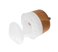 NiuLumea Raindrop Humidifier with 7-Color Night Light, Aroma for Essential Oil Diffuser, Quiet Mist Maker with Remote & Timer Bedroom Office Living Room(White)