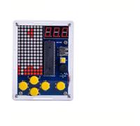 NiuLumea Retro DIY 51 Single Chip Game Console Welding Kit with Shell, Pixel for Art Electronics Learning Set Programming & for Classic Games