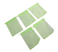 NiuLumea Reusable Green Organza Drawstring Bags Plant Fruit for Protection, Bird and Pest Control Mesh Net Covers 50 Pieces(13x18cm 50pcs)