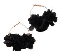 NiuLumea Romantic Flower Drop Earrings 5cm Fresh Sweet Design | Nickel-free 925 silver posts, safe for sensitive ears, delicate blossom petals, romantic aesthetic