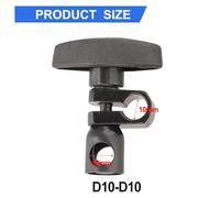 NiuLumea Sleeve Swivel Clamp Chuck Dial Indicator Gauge, 10mm to 16mm Stands and Holder for Bars, Aluminum Alloy