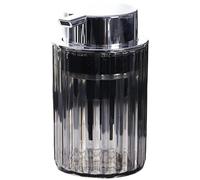 NiuLumea Soap Dispenser Kitchen and Bathroom, Foam Dispenser Pump Shampoo Body Wash and Facial Cleansers, PET Liquid Soap Foamer with Wide Opening Refill, GrayTransparent