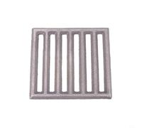 NiuLumea Square Cast Iron Fire Grate for Hark Fireplace, Efficient Air Circulation & Secure Log Holder, Easy Install Replacement Part(14 * 15CM)