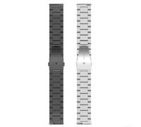 NiuLumea Stainless Steel Band for Watch5 Active and Watch5 Lite with Polished Treatment and Controlled Edge Finishing for Skin Contact Safety (Black)