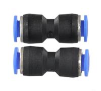 NiuLumea Straight Reducer Fitting 6mm for Air Compressor Hose | for durable plastic body, lightweight construction, rust resistant, 0-150 PSI rating, long lifespan
