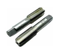 NiuLumea Tap Set M18x1.5mm Pitch, 8mm HSS Metric Taper Tap Right Hand Thread, Carbon Steel Material, 88mm Total Length, 2-Pack