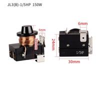 NiuLumea Three- Refrigerator Compressor Start Relay Starter, Compatible with 15, 16, 13, 12HP, 24x30x32mm, for Black