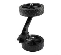 NiuLumea Walk Behind String Support Wheels, Adjustable Height Guide Wheel Eater Attachments and Grass Cutters, Black