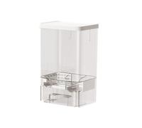 NiuLumea Wall-Mounted Laundry Detergent Dispenser Storage Box for Scent Booster Beads, 20x129x105cm Transparent PET Container for Solid Granules, Easy Install for Bathroom Kitchen Laundry Room