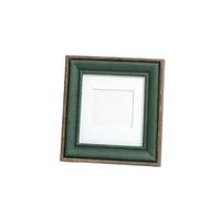 NiuLumea Wooden Square Picture Frame Nordic Pattern Density Board Material with Protective Organic Glass Panel Wall Hanging Display