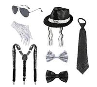 Niulun Stage Dress Up Set, 70s, 80s, Popular Stage Costumes, Eye catching