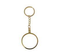 niumanery 40mm Commemorative Coin Holder Keyring Medallion Souvenir Coin Pendant Keychain Gold