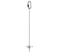 niumanery Bird Food Holder Support Stainless Steel Parrot Fruit Vegetable Feeder Stick Toy B-L