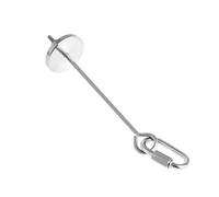 niumanery Stainless Steel Bird Parrot Cage Skewer Food Meat Stick Spear Fruit Holder Toy S