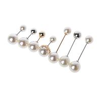 niumanery Sweater Shawl Clip Double Faux Pearl Brooch Safety Pins Women Clothes Decor