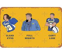 NIUMOWANG Friday Night Lights Clear Eyes Full Hearts Can't Lose Poster Metal Tin Sign 8X12 Inches Man Cave Retro Vintage Wall Decor Art