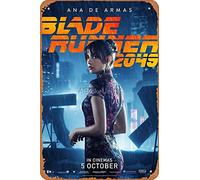 NIUMOWANG Metal Sign - Ana De Armas Blade Runner 2049 Movie Tin Poster 12 X 8 Inches