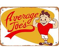 NIUMOWANG Metal Sign - Average Joe's Gym Dodgeball Tin Poster 12 X 8 Inches