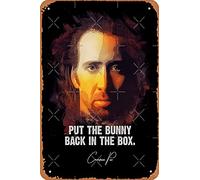 NIUMOWANG Metal Sign - Bunny in The Box - Cameron Poe [CON AIR] Tin Poster 12 X 8 Inches