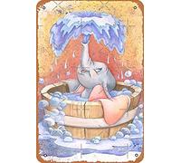 NIUMOWANG Metal Sign - Dumbo Tin Poster 12 X 8 Inches