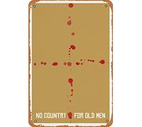NIUMOWANG Metal Sign - No Country for Old Men Tin Poster 12 X 8 Inches