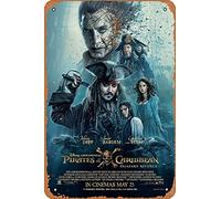 NIUMOWANG Metal Sign - Pirates of The Caribbean: Dead Men Tell No Tales Tin Poster 12 X 8 Inches