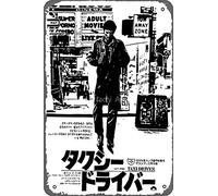 NIUMOWANG Metal Sign - Taxi Driver Tin Poster 12 X 8 Inches