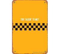 NIUMOWANG Metal Sign - Taxi Driver Tin Poster 12 X 8 Inches